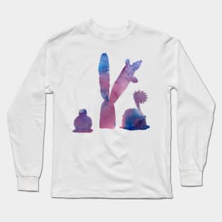 cacti art Long Sleeve T-Shirt